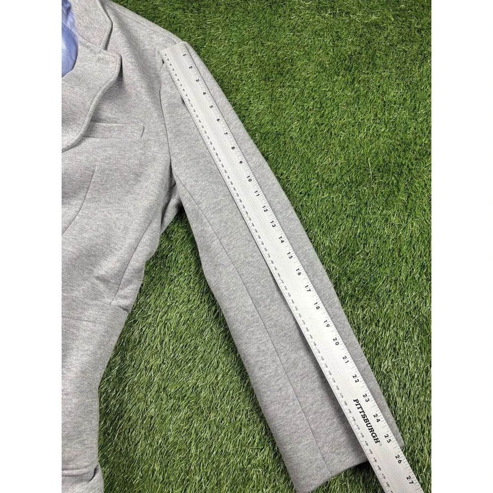 Brooks Brothers 100% Cotton Blazer Light Grey Unlined Size Large